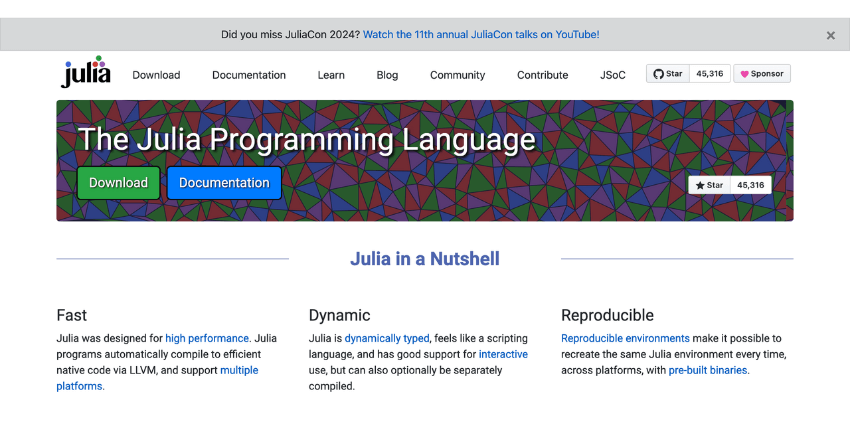 julia programmming language